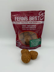 Calming Hemp Horse Treats for Stress & Anxiety Relief, CBD Infused, Apple Flavored